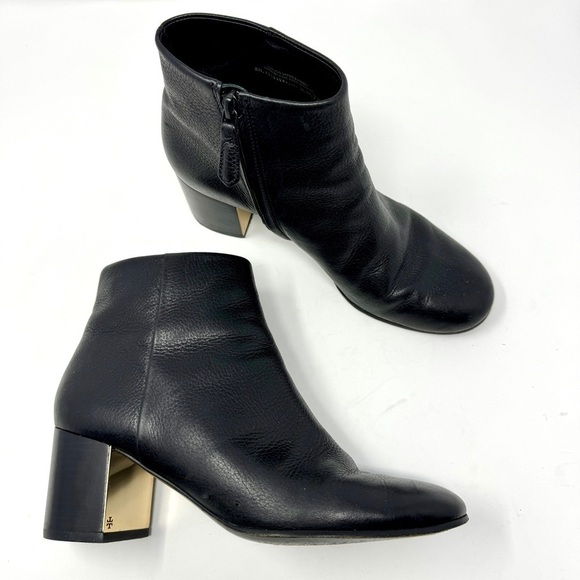Tory Burch Cleveland 65mm Bootie Women US 7.5 Black - Picture 5 of 16